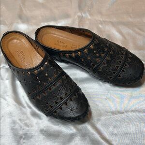 Spring Step Women's Fusalide Slip-On/Mules Leather Shoe Black EU 36/ US 5.5-6
